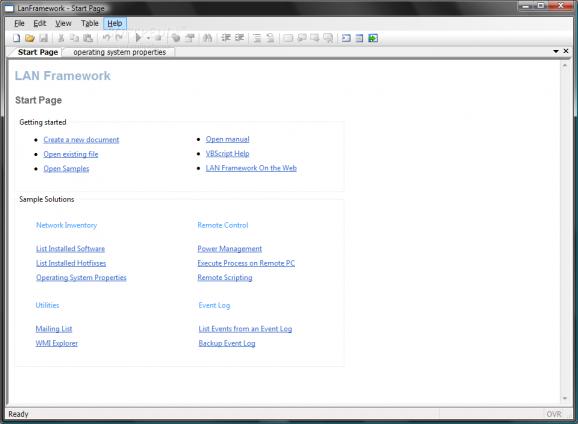 LAN Framework screenshot