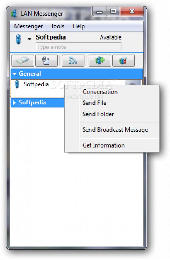 LAN Messenger Portable screenshot