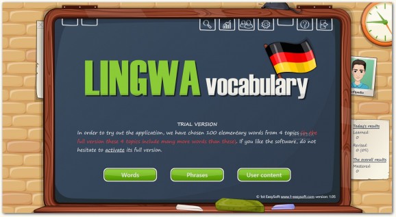 LINGWA Vocabulary - German screenshot