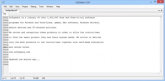 LSL Editor screenshot
