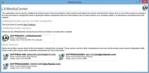 LXiMediaCenter screenshot