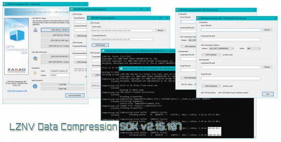 LZNV Data Compression SDK screenshot