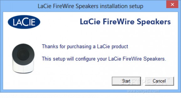 LaCie FireWire Speakers screenshot