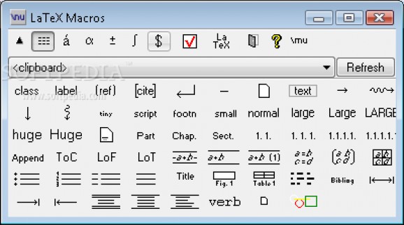 LaTeX Macros screenshot