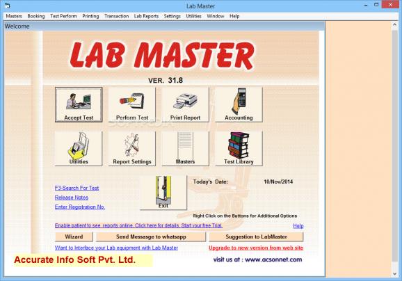 Lab Master screenshot
