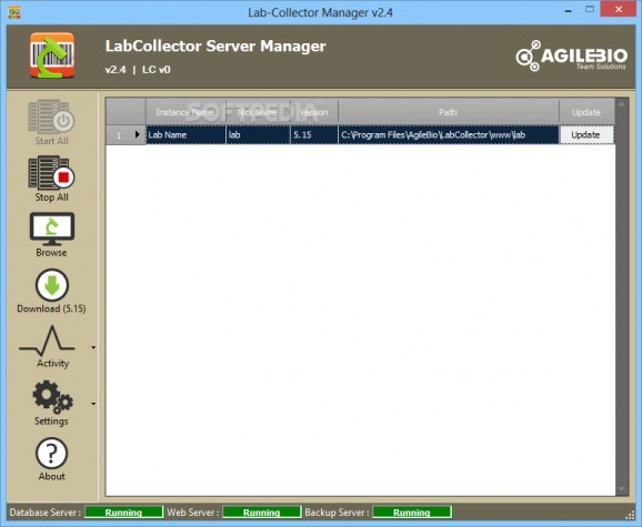LabCollector screenshot