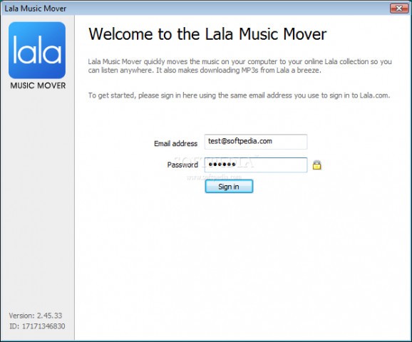 Lala Music Mover screenshot
