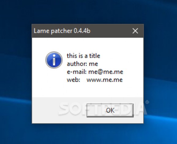 Lame Patcher screenshot