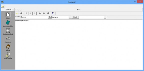 LanMail screenshot