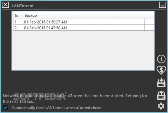 LANTorrent screenshot