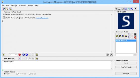 LanToucher Messenger screenshot