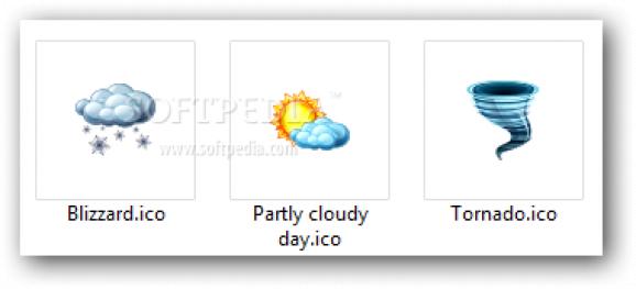 Large Weather Icons screenshot