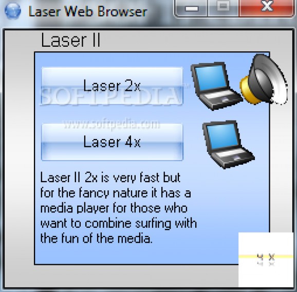 Laser Web Browser screenshot