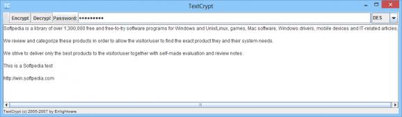 TextCrypt screenshot
