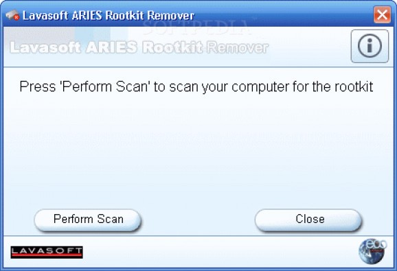 Lavasoft ARIES Rootkit Remover screenshot