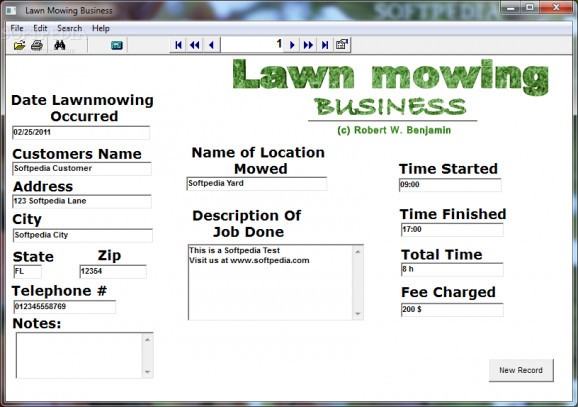 Lawn Mowing Business screenshot