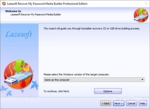 Lazesoft Recover My Password Professional screenshot
