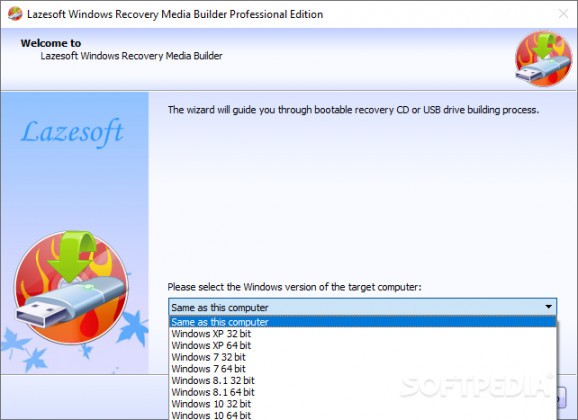 Lazesoft Windows Recovery Professional screenshot