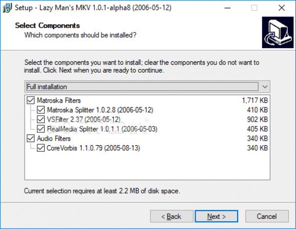 Lazy Man's MKV screenshot