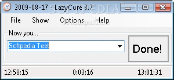 LazyCure screenshot