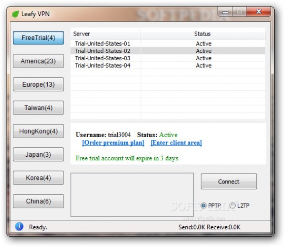 Leafy VPN screenshot
