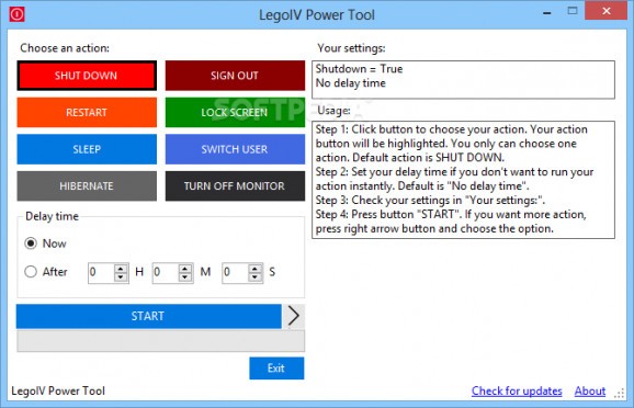 LegoIV Power Tool screenshot
