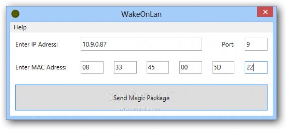 WakeOnLan screenshot