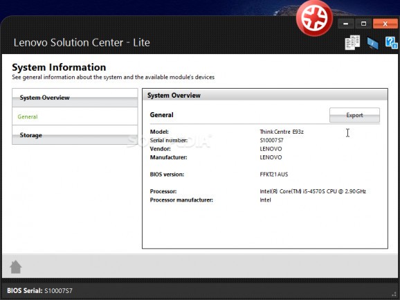Lenovo Hard Drive Quick Test screenshot