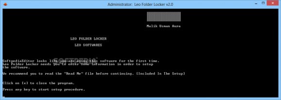 Leo Folder Locker screenshot
