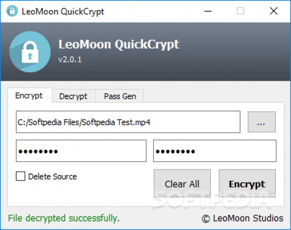 LeoMoon QuickCrypt screenshot