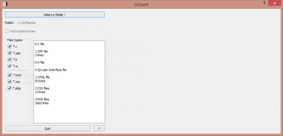 LiCount screenshot