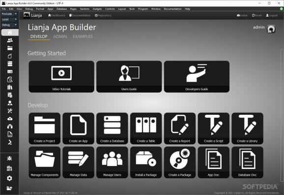 Lianja App Builder screenshot