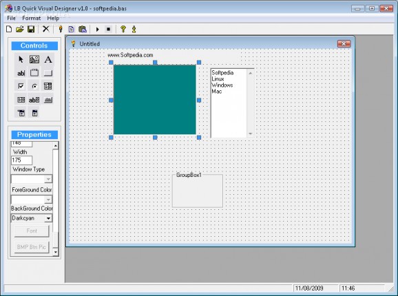 Liberty Basic Quick Visual Designer screenshot