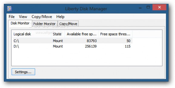 Liberty Disk Manager screenshot