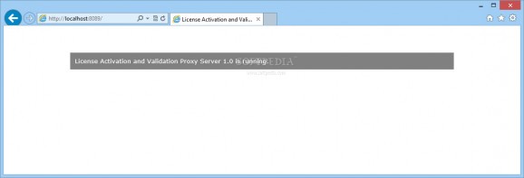 License Activation and Validation Proxy Server screenshot