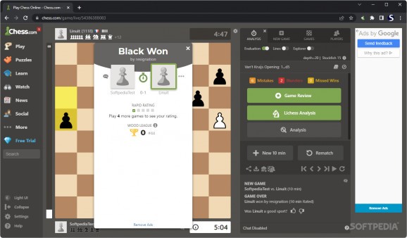 Lichess Cloud Analysis for Chess.com screenshot