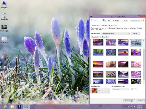 Life in Lavender Theme screenshot
