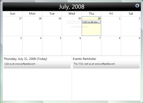 Light Calendar screenshot