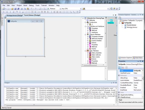 Limnor Codeless Programming System screenshot