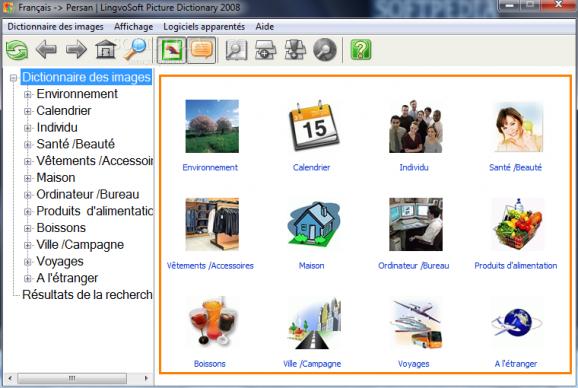 LingvoSoft Picture Dictionary 2008 French - Persian (Farsi) screenshot