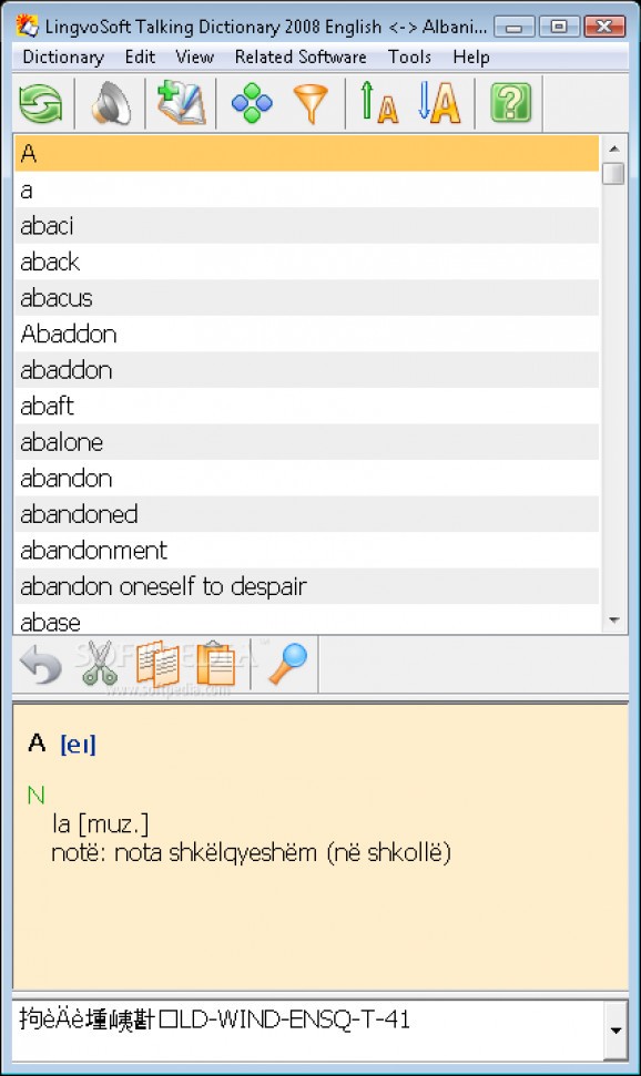 LingvoSoft Suite 2008 English - Albanian screenshot
