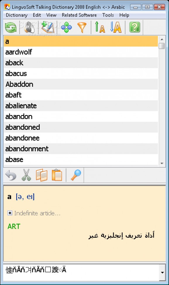 LingvoSoft Suite 2008 English - Arabic screenshot