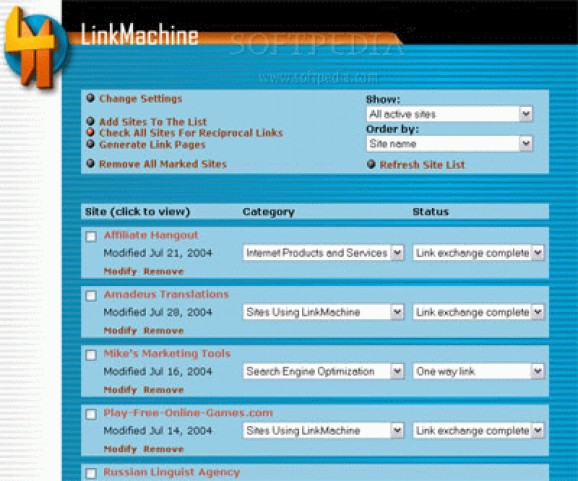 LinkMachine screenshot