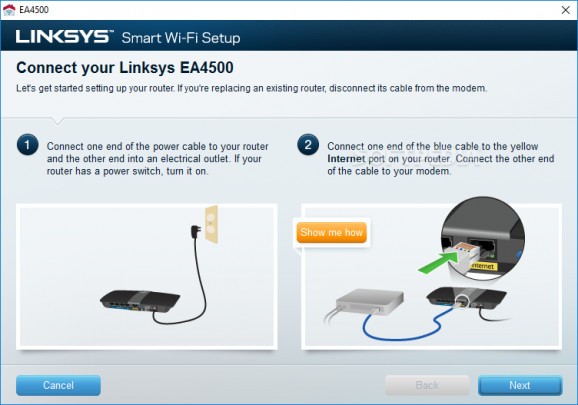 Linksys Smart Wi-Fi for EA4500 screenshot