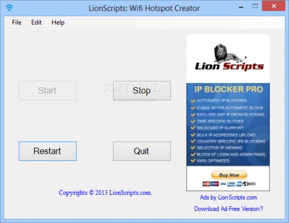 LionScripts: WiFi Hotspot Creator screenshot