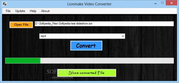 Lionmake Video Converter screenshot