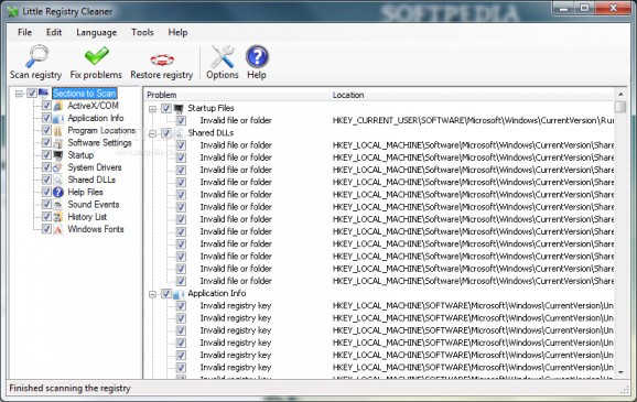 Little Registry Cleaner screenshot