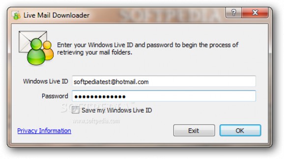 Live Mail Downloader screenshot
