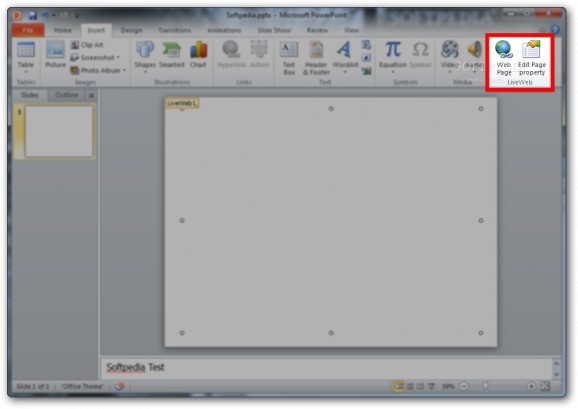 LiveWeb for PowerPoint screenshot
