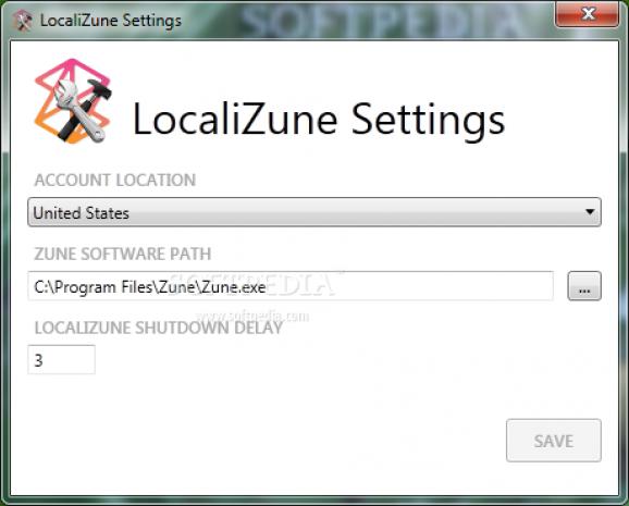 LocaliZune screenshot